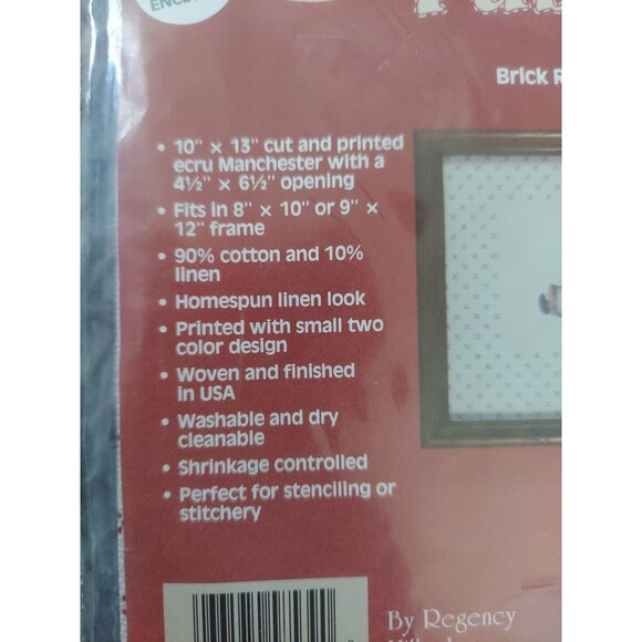 Country Fabrics in Dundee 10" x 13" by Regency Mills, Inc Blue Rose Rectangle - Picture 3 of 7